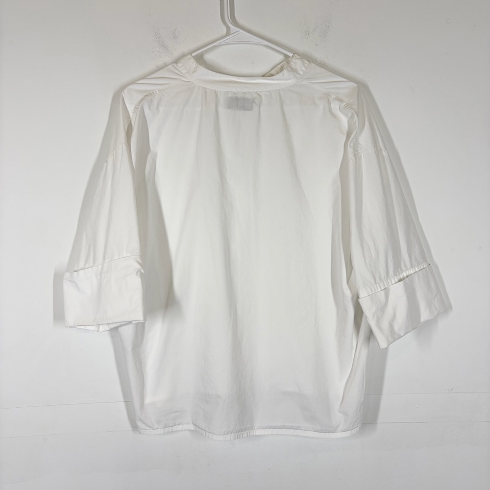 Laurence Bras White Blouse Size 0 - Picture 2 of 9